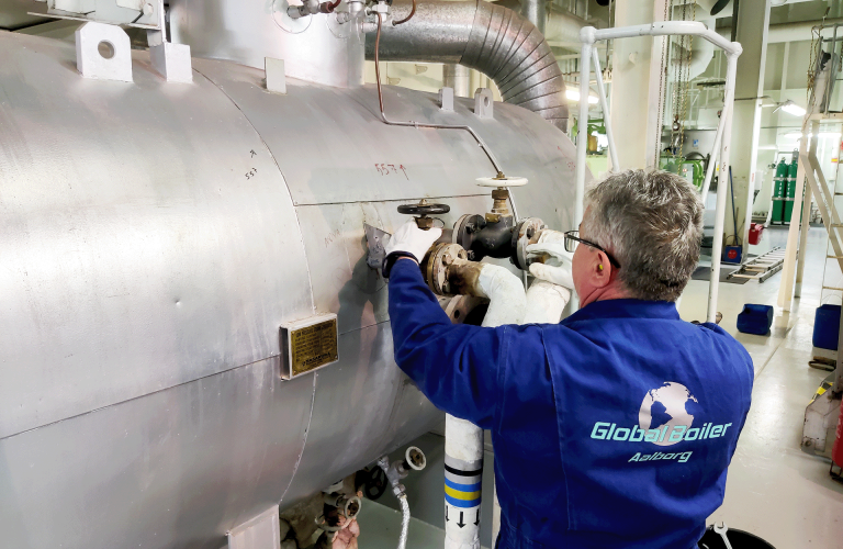 Valve Overhaul - engineer fixing boiler valve